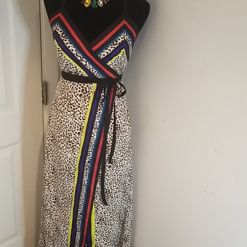 Joseph Ribkoff Leopard Maxi - Picture 3 of 6